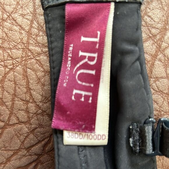 True & Co 38DD Black Full Coverage Lightly Padded Underwire T-Shirt Bra - Picture 9 of 12